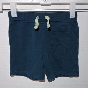 Dip Kids Dark Blue Shorts with Light Green Drawstring